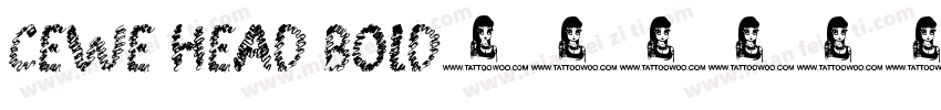 CEWE Head Bold字体转换